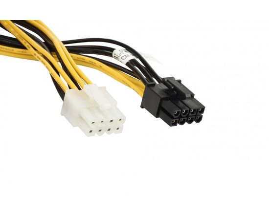  Кабель Supermicro (CBL-PWEX-0665) PCIe 8 Pin Female(Black) to CPU 8 Pin Female(White) 