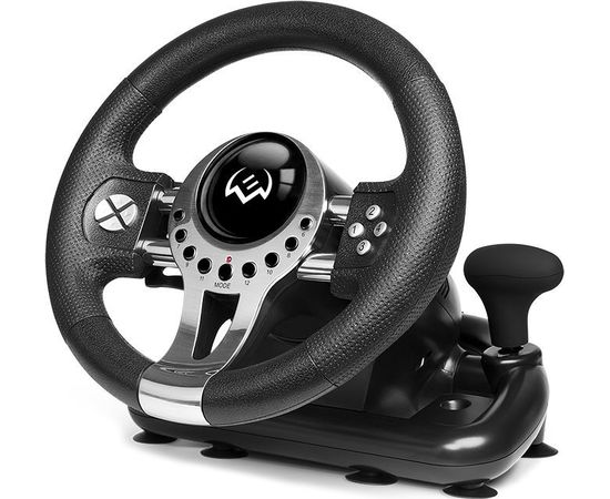  Руль SVEN GC-W700 SV-017996 (педали, вибро, скоба, лепестки, АКПП, D-pad, 12 кл, резин. вставки, PC/Xinput) 