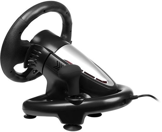  Руль SVEN GC-W700 SV-017996 (педали, вибро, скоба, лепестки, АКПП, D-pad, 12 кл, резин. вставки, PC/Xinput) 