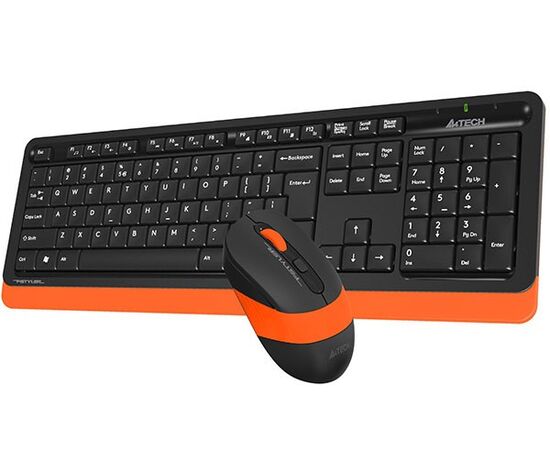  Клавиатура + мышь A4 Fstyler FG1010 orange 