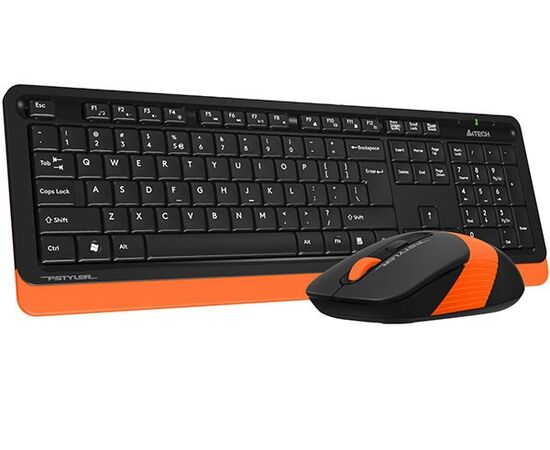  Клавиатура + мышь A4 Fstyler FG1010 orange 