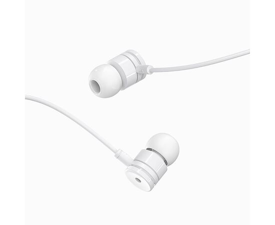  Проводные наушники с микрофоном внутриканальные Borofone BM31 Mysterious, 3.5 Jack (white) 