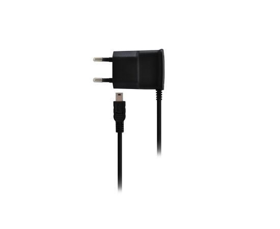  Зарядное устройство miniUSB 1м 0,7A, Черный 