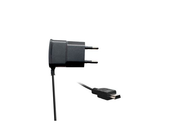  Зарядное устройство miniUSB 1м 0,7A, Черный 