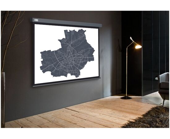  Экран Cactus CS-PSW-180X180-SG Wallscreen настенно-потолочный рулонный серый 