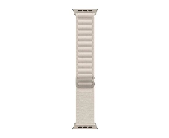  Нейлоновый браслет ApW27  Alpine Loop (Альпийская петля) для смарт часов Apple Watch 38/40/41 mm/ тканевый сменный спортивный  (эпл вотч) / белый 