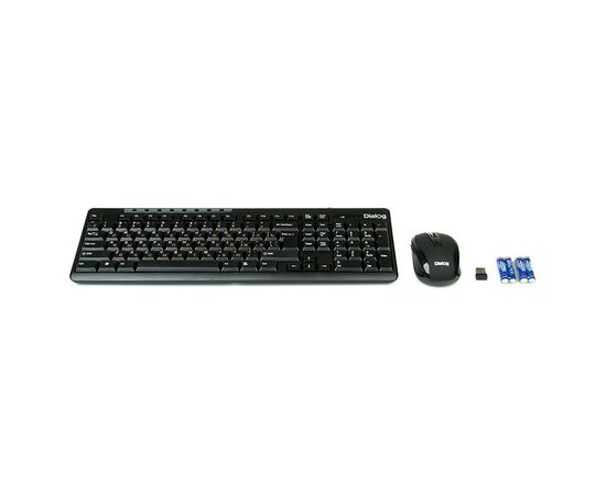  Беспроводной набор Dialog Pointer RF KMROP-4020U мембранная клавиатура+мышь (black) (73890) 