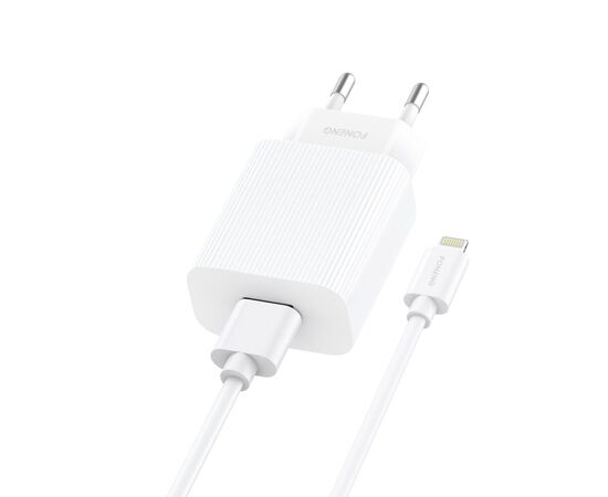  СЗУ Foneng EU28 2.4A (1USB) + кабель Lightning (White) 
