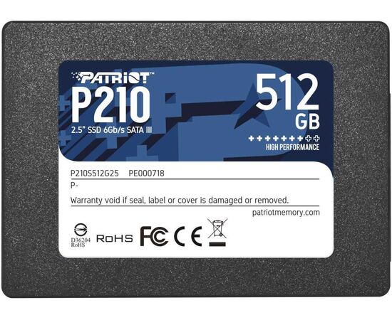 SSD Patriot 512Gb P210 P210S512G25 
