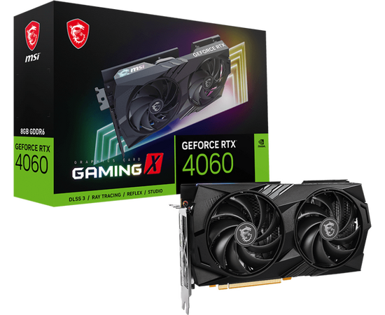  Видеокарта MSI GeForce RTX 4060 Gaming X 8G 