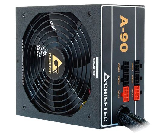  Блок питания CHIEFTEC GDP-650C, Retail, 650W, МОДУЛЬНЫЙ, v.2.3/EPS, КПД >90%,  A.PFC, 2x PCI-E (6+2-Pin), 6x SATA, 3x MOLEX, Fan 14cm 