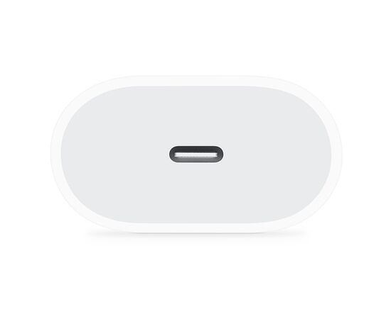  Адаптер Сетевой с кабелем - MHJ83ZM/A Type-C 3A/20W (Type-C/Lightning) (Класс С) (white) (221788) 
