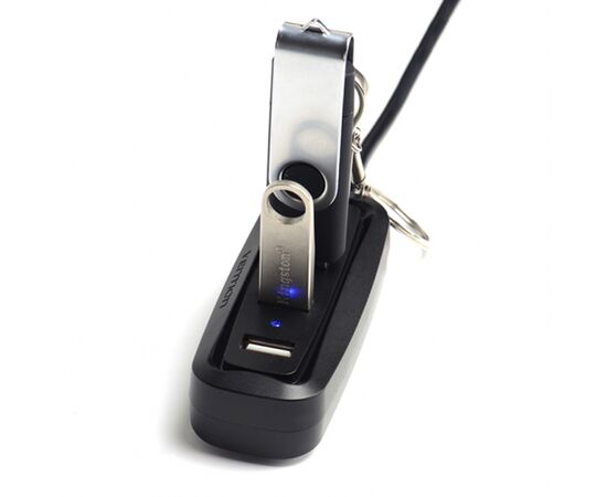 Концентратор Vention VAS-J43-B100 USB 2.0 на 4 порта черный 1м 