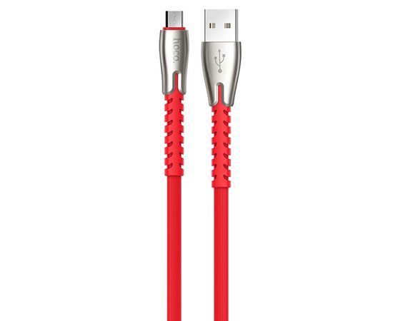  Кабель USB HOCO U58 Core USB - MicroUSB, 2.4А, 1.2 м, красный 