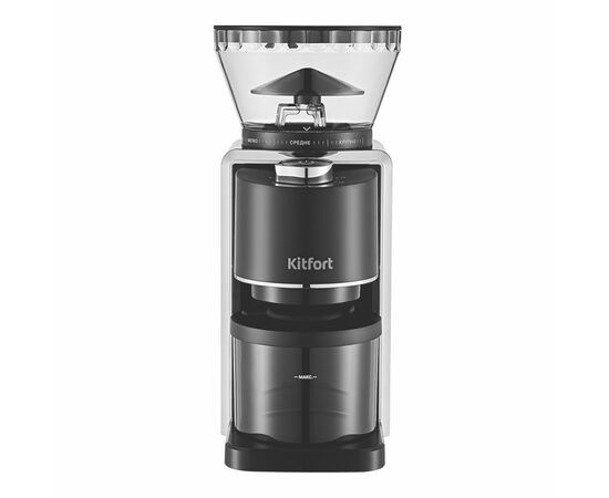  Кофемолка Kitfort КТ-787 черный/серебристый 