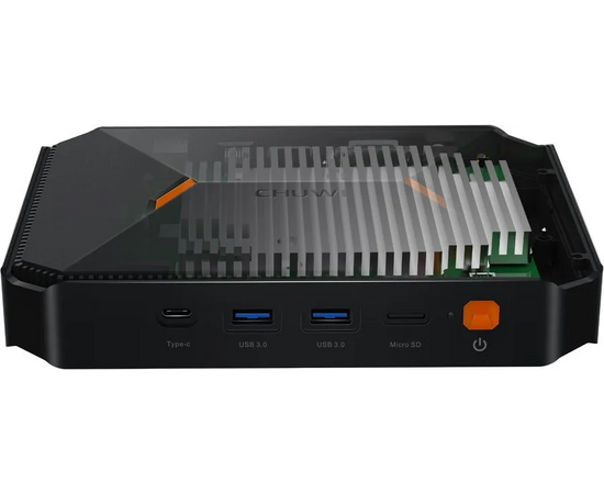  Неттоп Chuwi HeroBox (CWI527P) Intel N-series N100(0.8Ghz) 8192Mb 256SSDGb Intel UHD Graphics 600 BT WiFi Black Win11Pro 