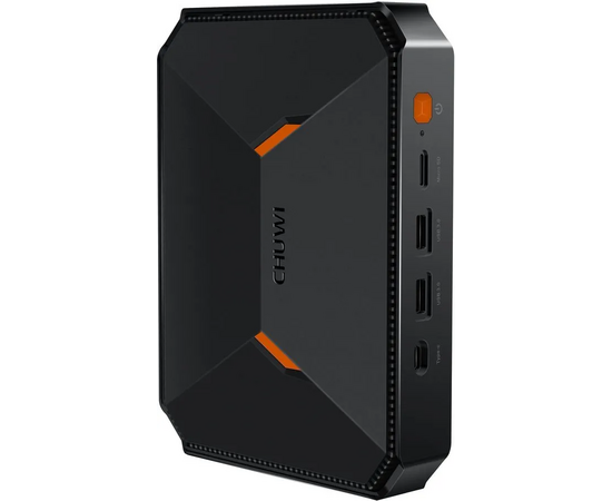  Неттоп Chuwi HeroBox (CWI527P) Intel N-series N100(0.8Ghz) 8192Mb 256SSDGb Intel UHD Graphics 600 BT WiFi Black Win11Pro 