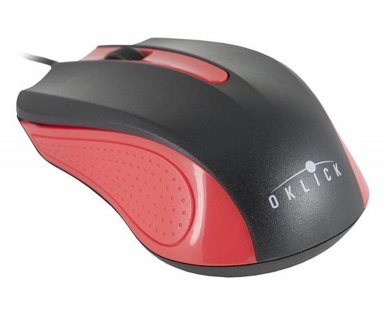  Мышь Oklick 225M черный/красный USB 