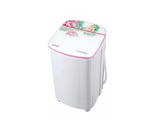  Центрифуга WILLMARK SD-68GS Белая кр, цветы 