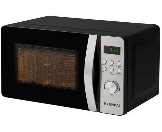 Микроволновая печь Hyundai HYM-D2074 черный/серебристый 
