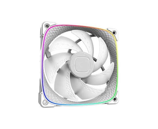  Комплект вентиляторов Geometric Future Squama 2503W (1F2503W312001) Triple Pack / 120mm, 2000 RPM, 69.11 CFM, 29.0 dBA, 5V ARGB, White 