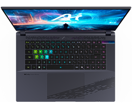  Ноутбук GIGABYTE Aorus 16X (ASG-53KZC54SD) Core i7-14650HX/8GB/SSD1Tb/RTX 4070/16"/IPS/QHD/Win11 