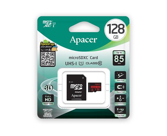  Карта памяти Apacer AP128GMCSX10U5-R 128GB Class 10 