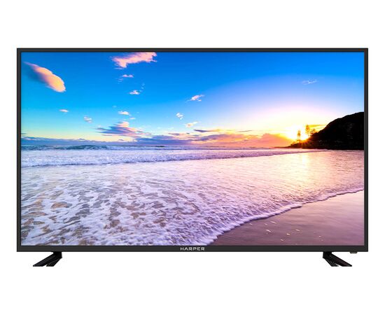  55" Телевизор Harper 55U660TS черный 3840x2160, Ultra HD, 50 Гц, WIFI, SMART TV 