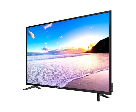  55" Телевизор Harper 55U660TS черный 3840x2160, Ultra HD, 50 Гц, WIFI, SMART TV 