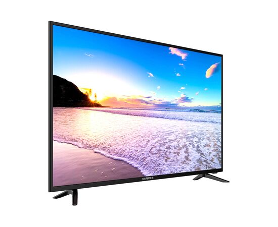  55" Телевизор Harper 55U660TS черный 3840x2160, Ultra HD, 50 Гц, WIFI, SMART TV 