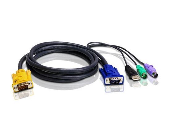  Кабель KVM Aten 2L-5303UP USB-PS/2 Hybrid 3м 