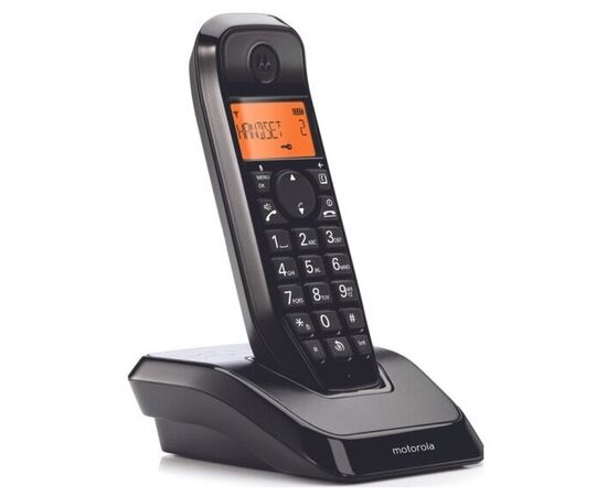  Радиотелефон Motorola S1201 черный 