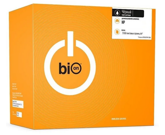  Картридж Bion BCR-Q2612/C703/C303-X3K для HP LaserJet 1010/1012/1015/3015/3020/3030/1319/3050/3052/3055 Canon LBP 2900/3000 (3000 стр.) Черный с чипом 