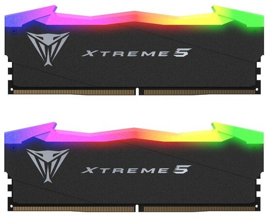  ОЗУ Patriot Viper Xtreme RGB PVXR532G78C38K DDR5 2x16Gb 7800MHz RTL Gaming PC5-62400 CL38 DIMM 288-pin 1.45В с радиатором Ret 