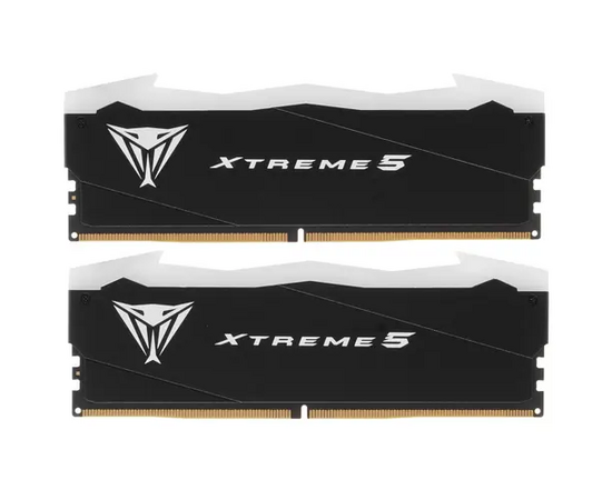  ОЗУ Patriot Viper Xtreme RGB PVXR532G76C36K DDR5 2x16Gb 7600MHz RTL Gaming PC5-60800 CL36 DIMM 288-pin 1.45В с радиатором Ret 