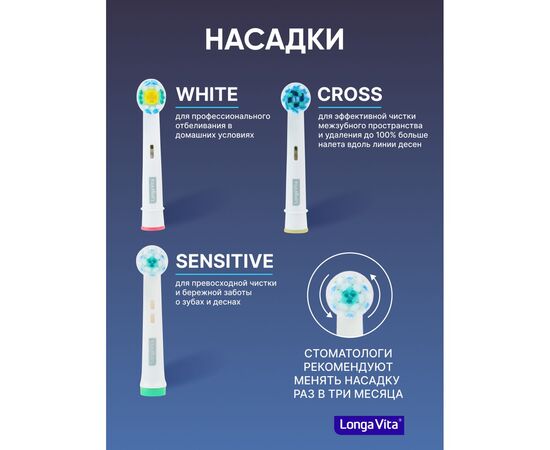  Зубная щетка Longa Vita KAB-4 розовая 