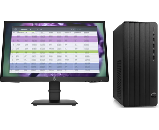  ПК в комплекте с монитором HP 290 G9 (6D474EA) Intel Core i5 12500, DDR4 8ГБ, 512ГБ(SSD), Intel UHD Graphics 730, Free DOS, черный 