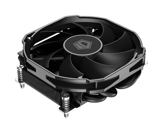  Кулер ID-COOLING IS-30A Black AMD AM5/AM4 низкопрофильный высота 30mm (TDP 100W, PWM, 4 тепл.трубки прямого контакта, FAN 92mm) Box 