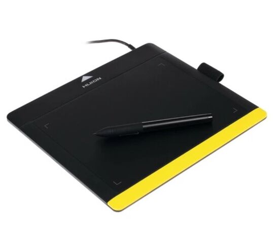  Графический планшет Huion 680TF черный/желтый 