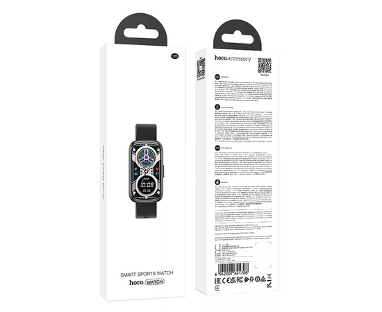  Смарт-часы HOCO Y25 Smart sports watch (черный) 