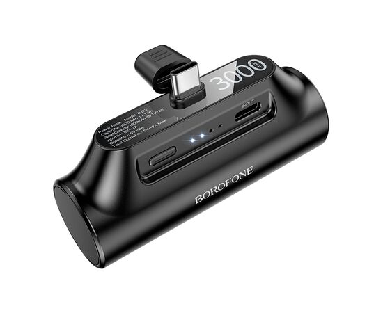  Внешний аккумулятор 3000mAh Type-C 2.0A с LED-индикатором Borofone BJ73 (Type-C) (Black) 