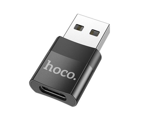  Переходник Hoco UA17 USB Male to Type-C female USB2.0 adapter 