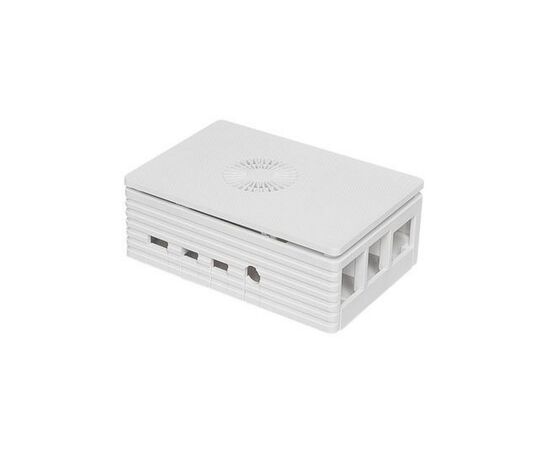  Корпус ACD RA595 White Injection Molding Case Supporting 3007 Fans for Raspberry 4B 