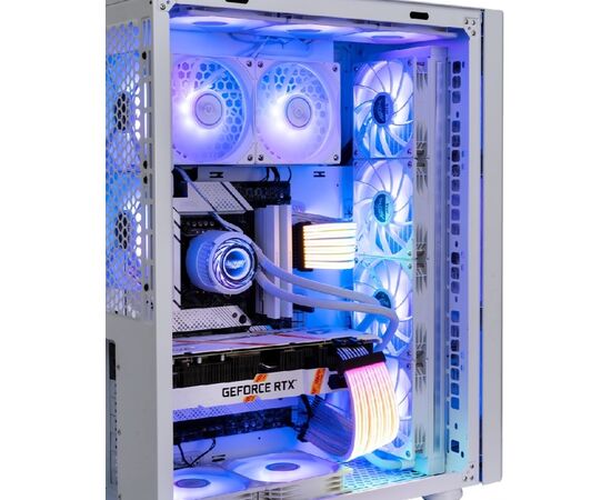  Корпус Valkyrie VK01 White / E-ATX / 2x140mm ARGB fans 