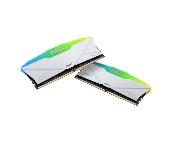 ОЗУ Apacer AH4U32G36C25YNWAA-2 DDR4 DIMM 3600-18 1024x8 32GB 1.35V OC NOX RGB White AURA2 w/HS RP-K2 