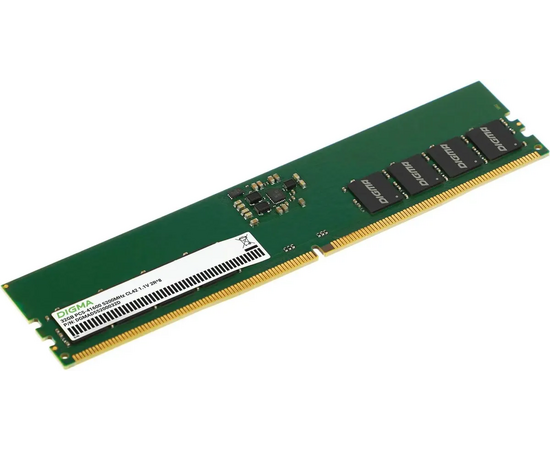  ОЗУ Digma DGMAD55200032D DDR5 32GB 5200MHz RTL PC5-41600 CL42 DIMM 288-pin 1.1В dual rank Ret 