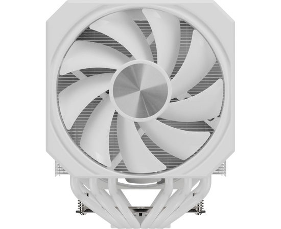  Кулер upHere UP2TC6 White / 6HPx6mm, 265W TDP, dual tower, 2x120mm fans, 600-1650RPM, 68 CFM, 25dBA, ARGB cover 